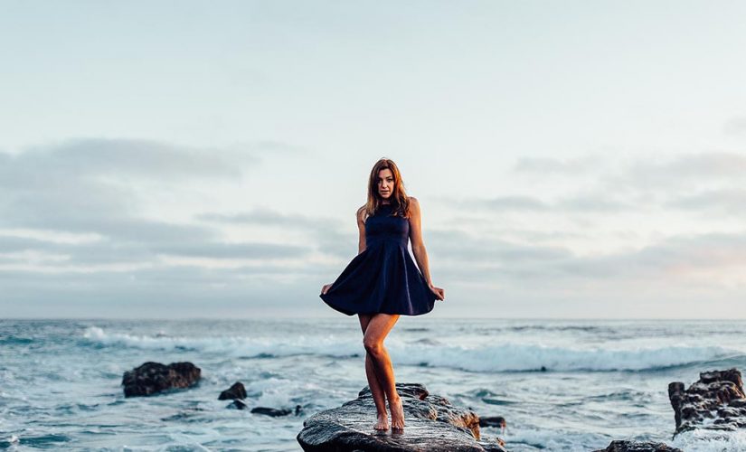 Posing In A Cute Dress